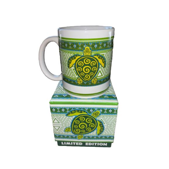 Aquarium of the Pacific Limited Edition Collectors MYCAFE Turtle coffee cup mug - Picture 2 of 4